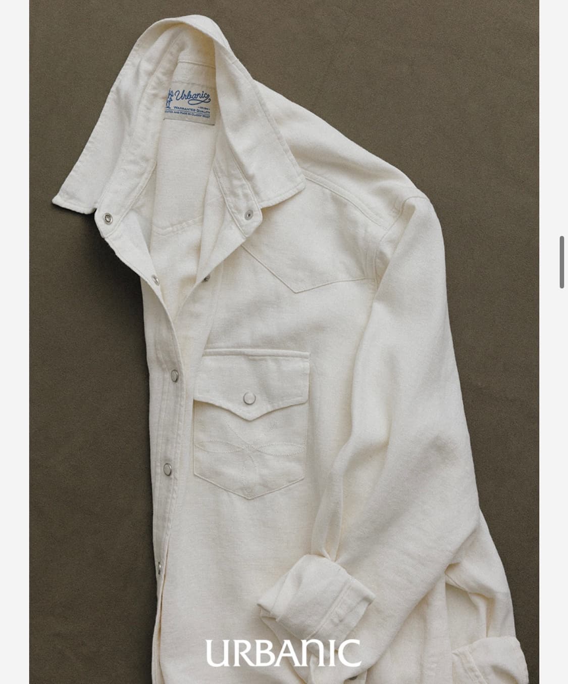urbanic30 ranch shirt 얼바닉 랜치셔츠 상품이미지2