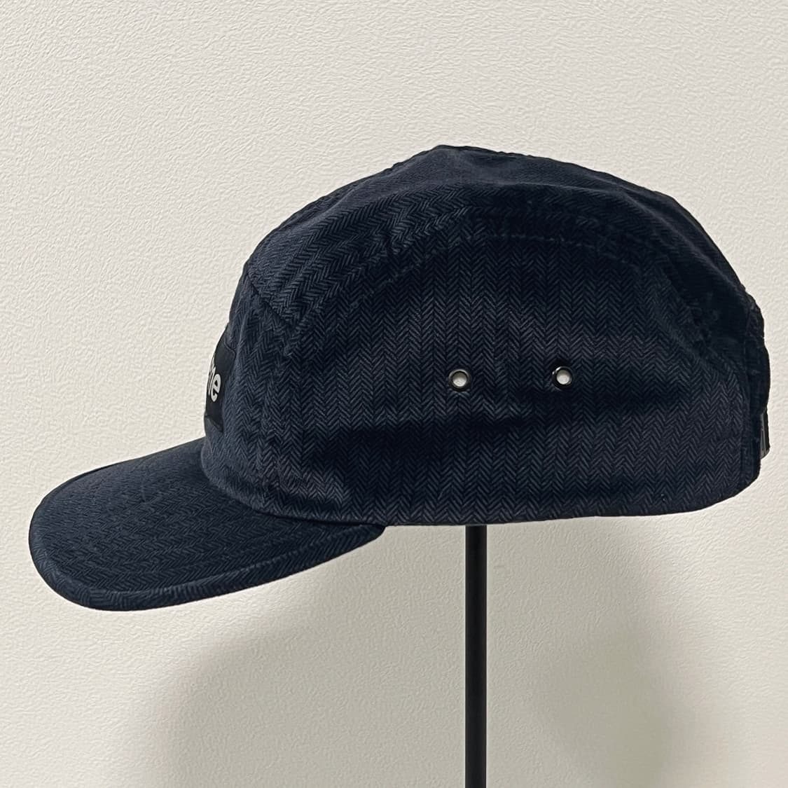 슈프림 2008 헤링본 캠프캡 네이비 상품이미지4