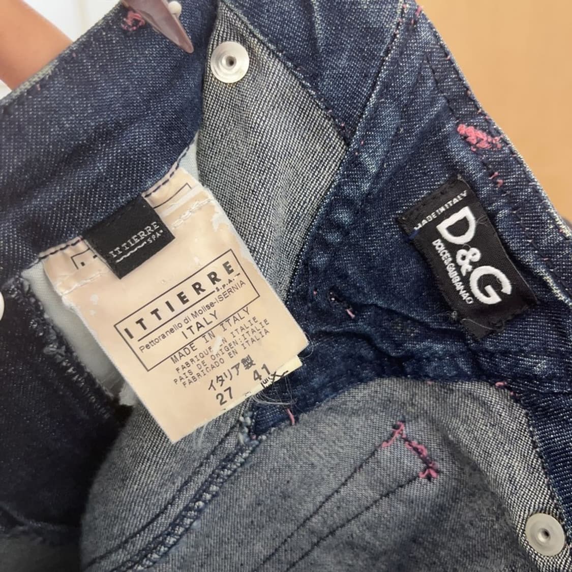 돌체앤가바나 블랙 청바지 27인치 C07674 상품이미지5