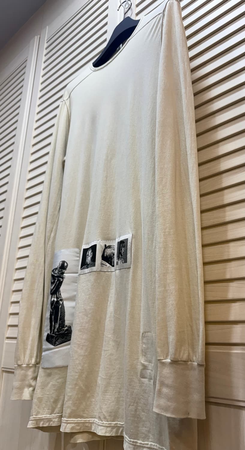 Rick Owens Drkshdw 롱슬리브 패치 긴팔 티셔츠 상품이미지6