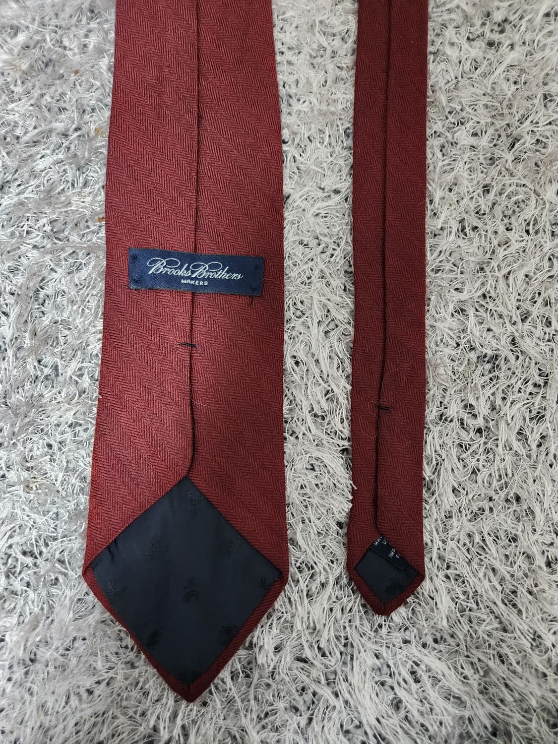 브룩스브라더스 울 넥타이 Free - N12 상품이미지3