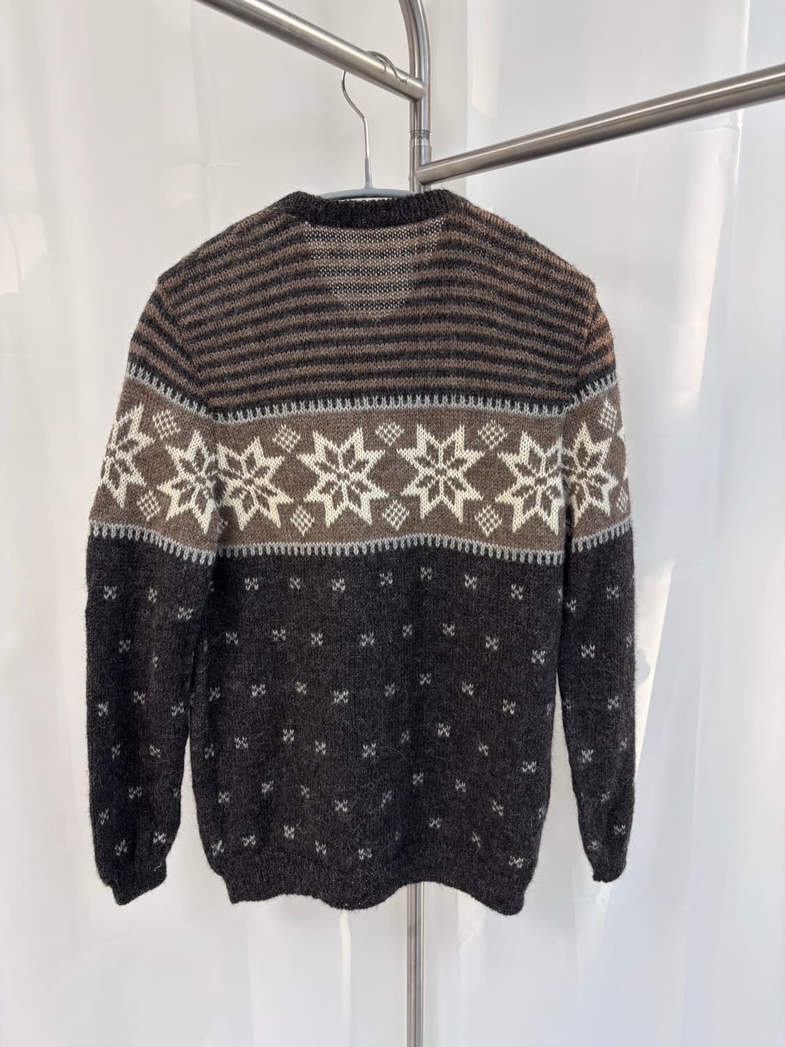 빈티지 윈터 패턴 가디건 상품이미지3