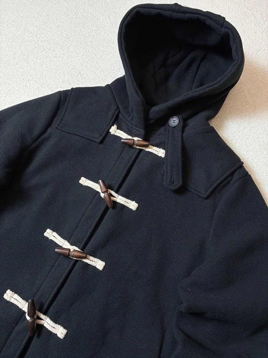 Selectede 롱 후디 더플 코트 PN7663 상품이미지2