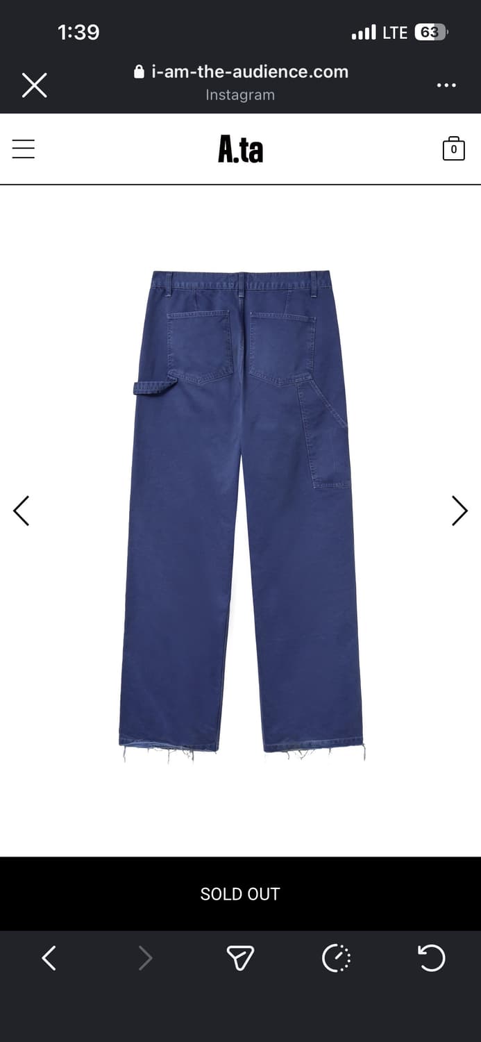 a.ta 컷오프 데님 상품이미지2