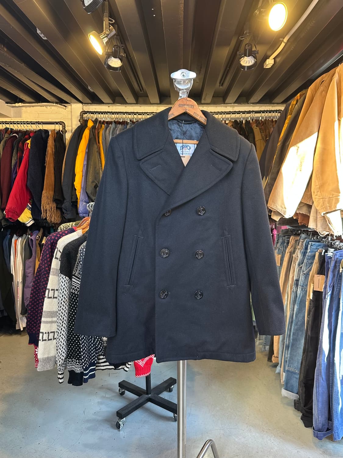 USN 미해군 헤비 울 피코트 38R 상품이미지1