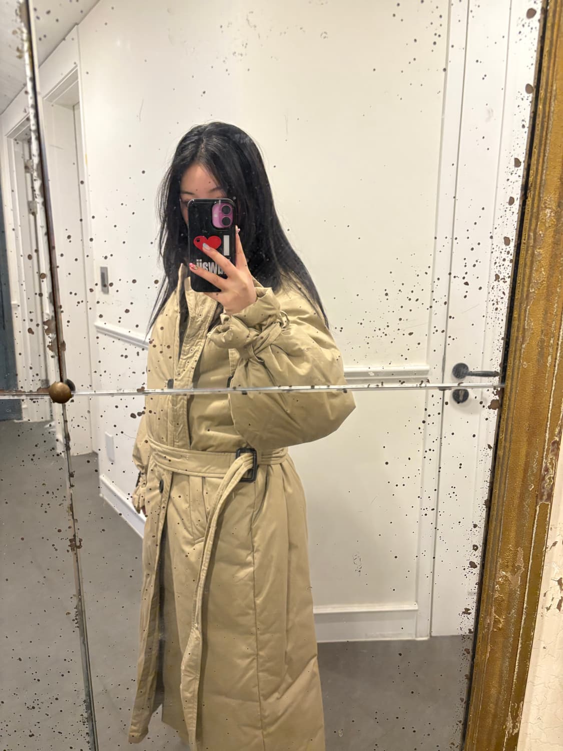 트렌치 코트 패딩 상품이미지5