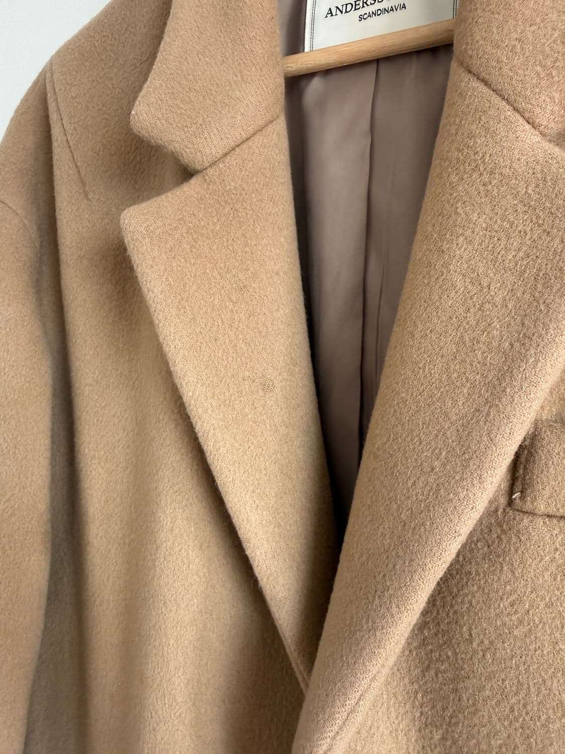 앤더슨벨(Andersson Bell) 카멜 울 코트 상품이미지4