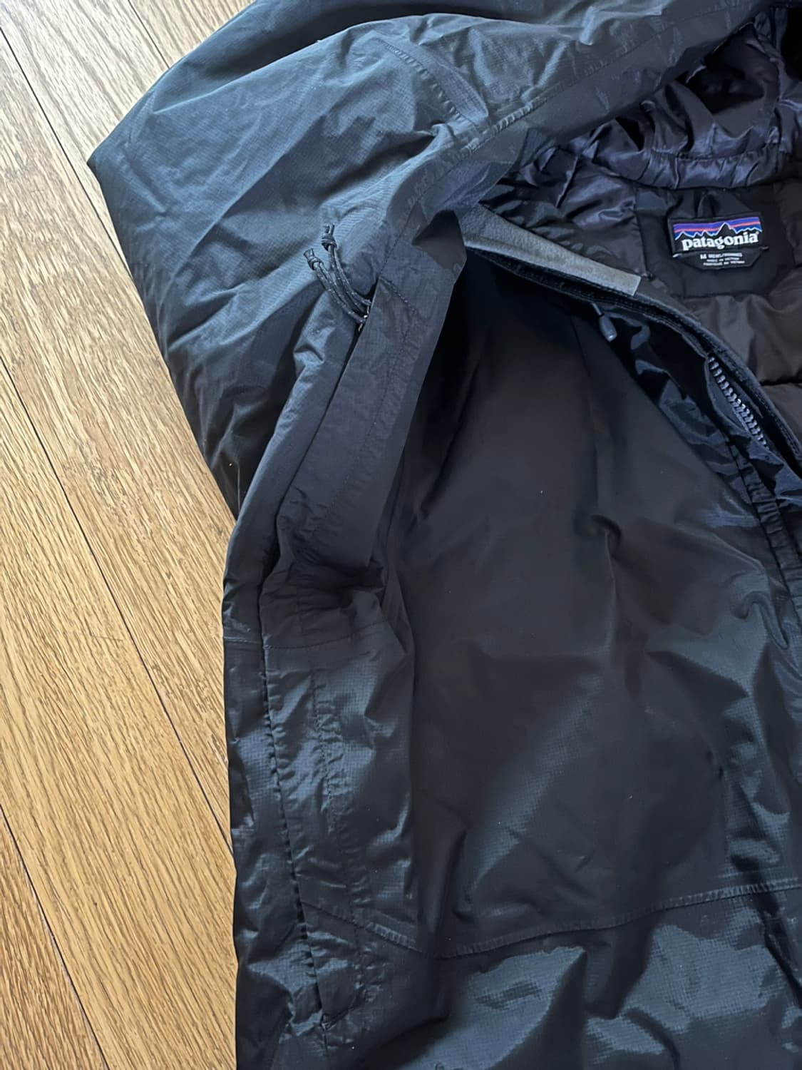 파타고니아 토렌쉘 패딩 안감 바람막이 블랙 단종모델 고프코어 등산 스키복 상품이미지7