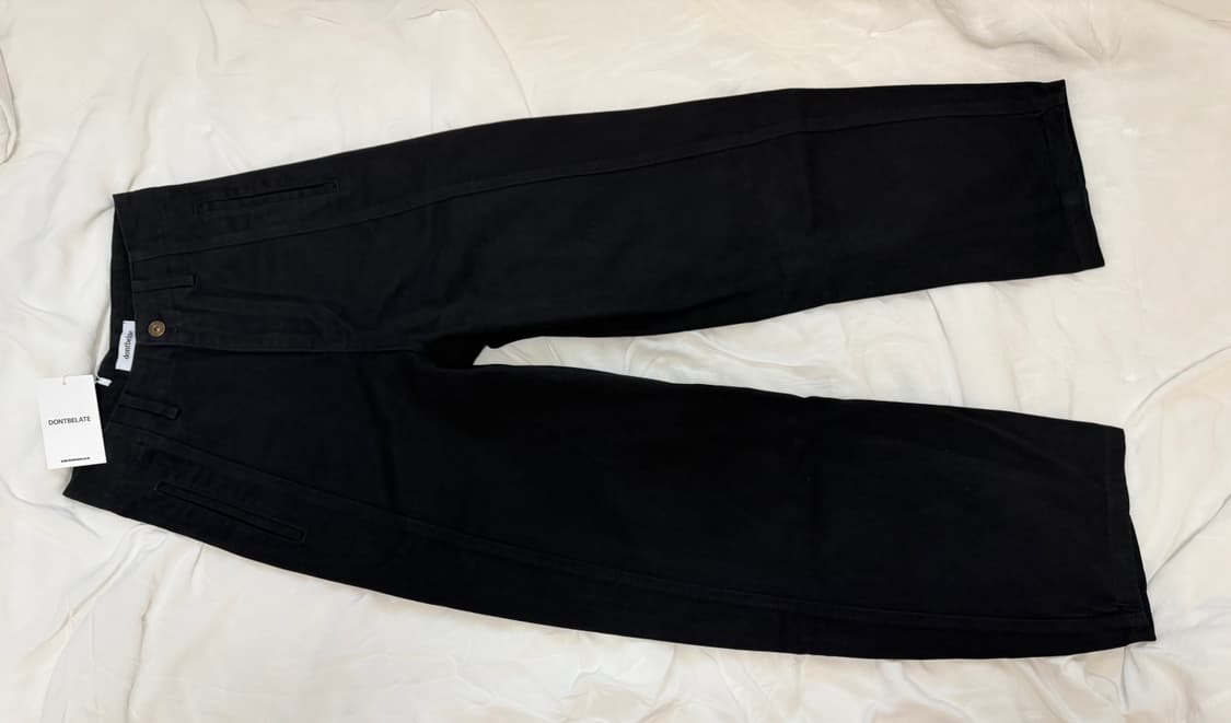 [새 상품] 돈비레잇 이지 커브 코튼팬츠 s 상품이미지6