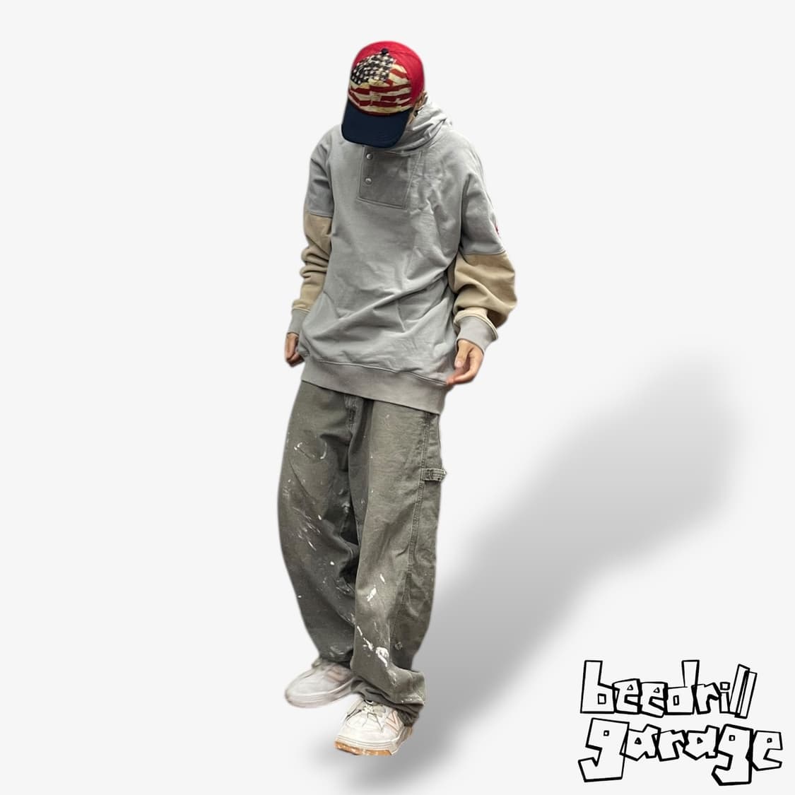 카브엠트 와이드 립 컷 헤비 후드티 상품이미지1