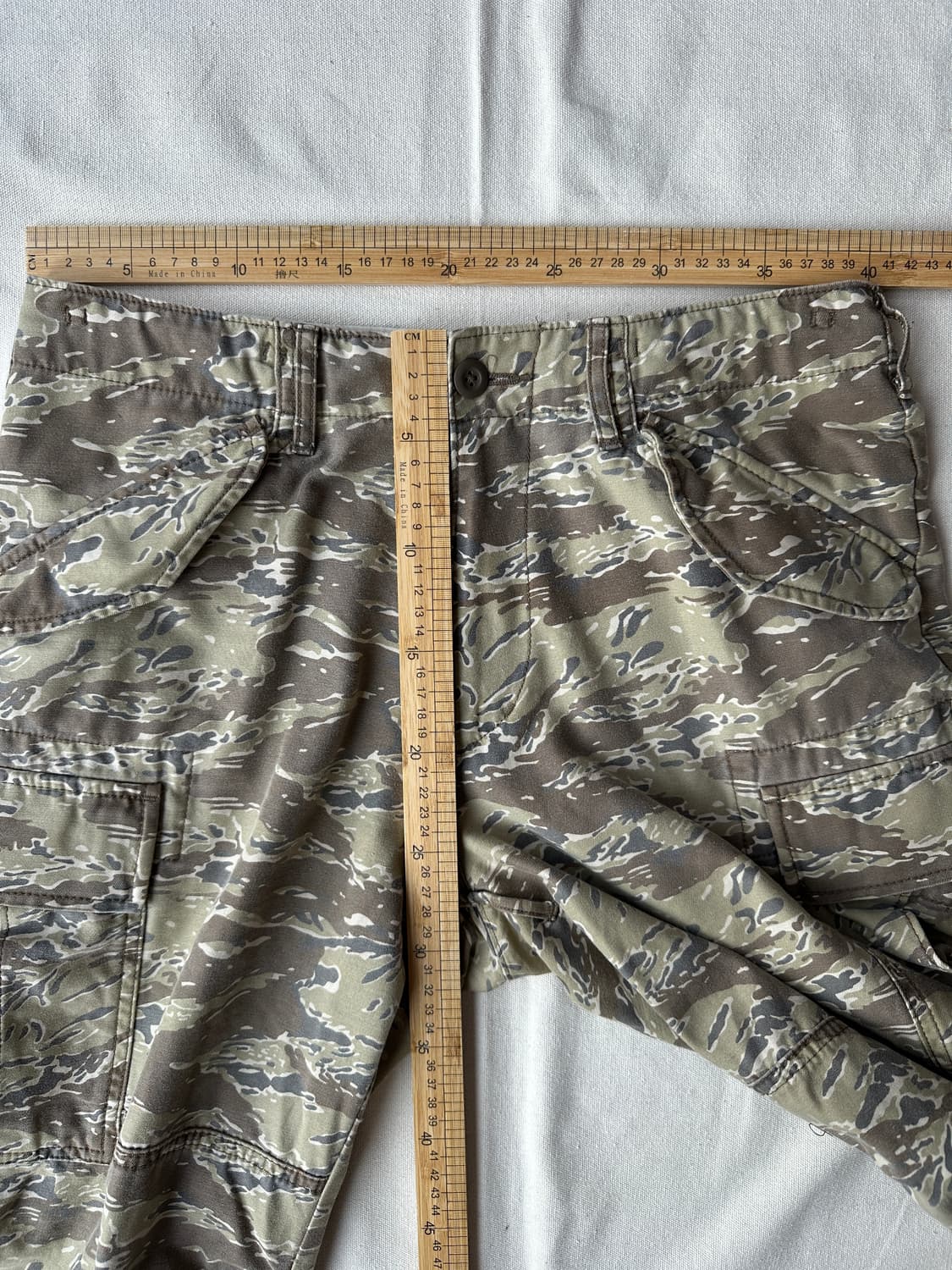 올드 유니클로 타이거 카모 카고 팬츠 30-31 상품이미지9