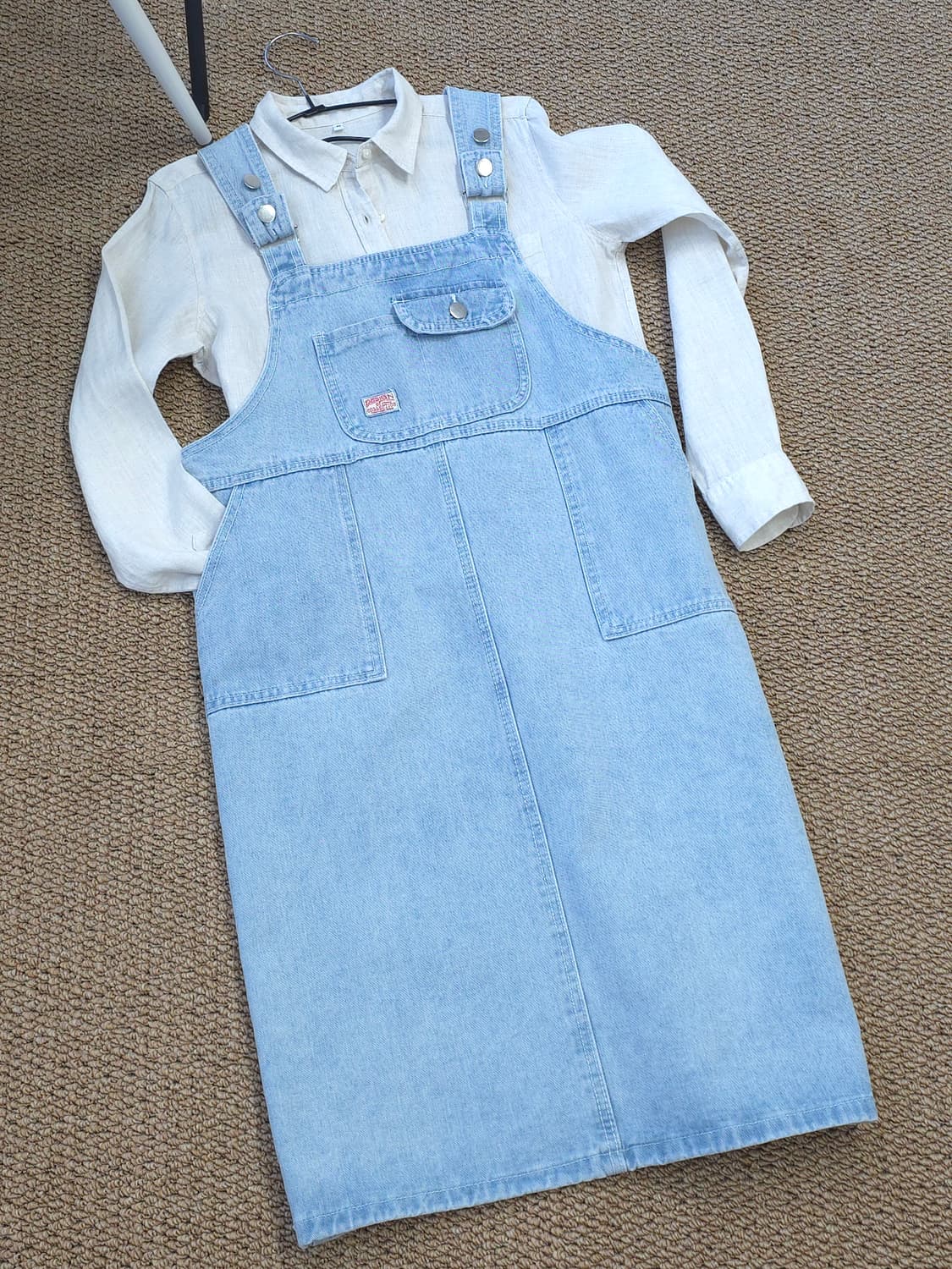 COKO tokyo official 데님 멜빵 원피스 상품이미지1