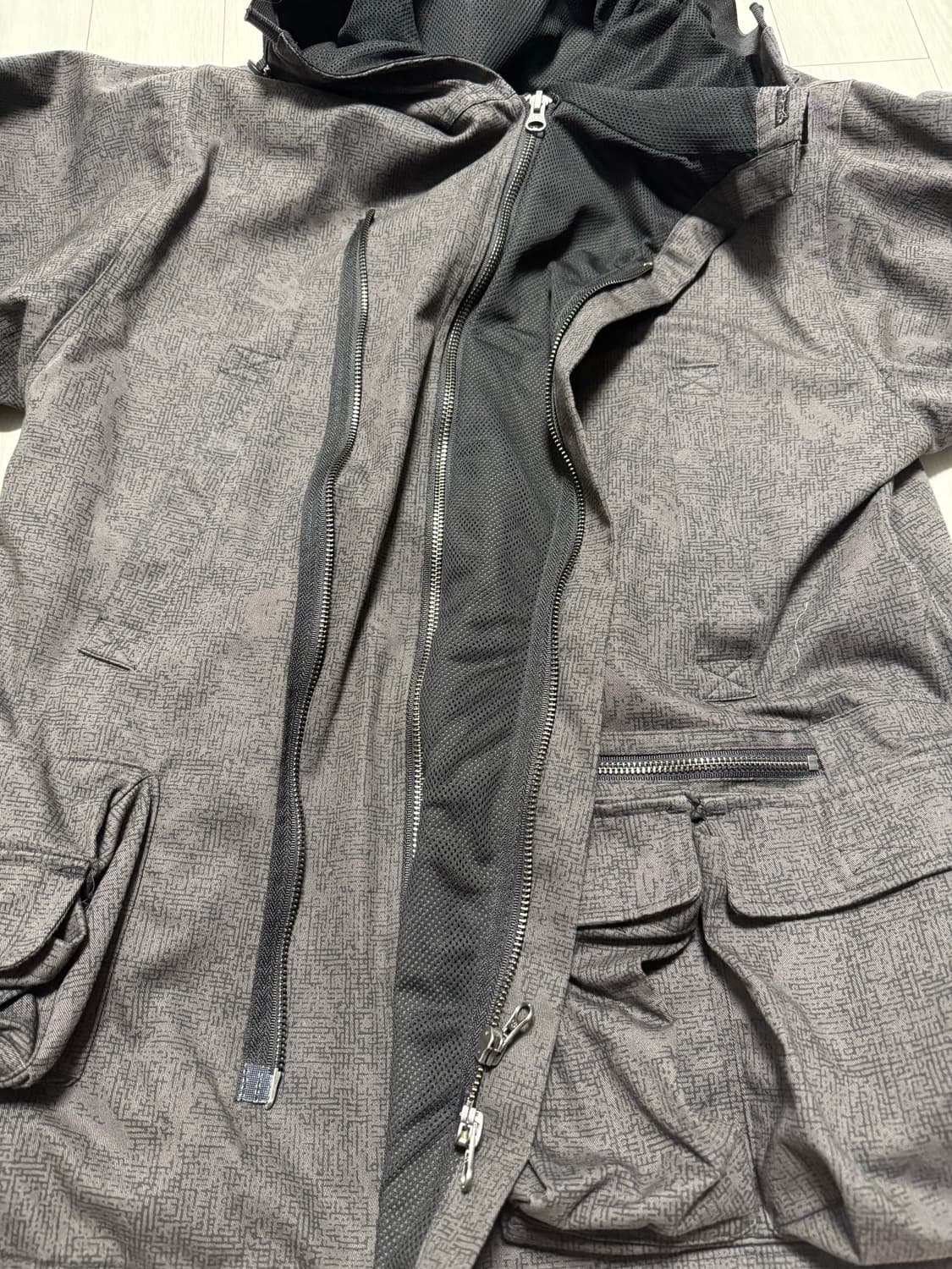 산산기어 NBC 프로텍티브 자켓 차콜 상품이미지3