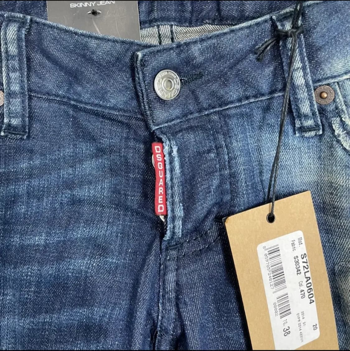 새상품/디스퀘어드2 데미지 스키니진 28인치 상품이미지3