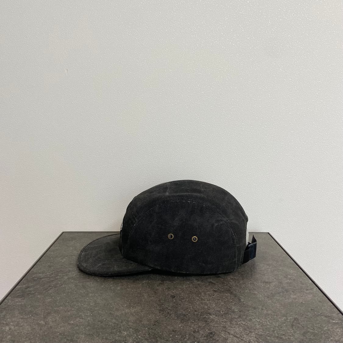 슈프림 스톤 워시드 블랙 박스로고 캠프캡 모자 상품이미지2