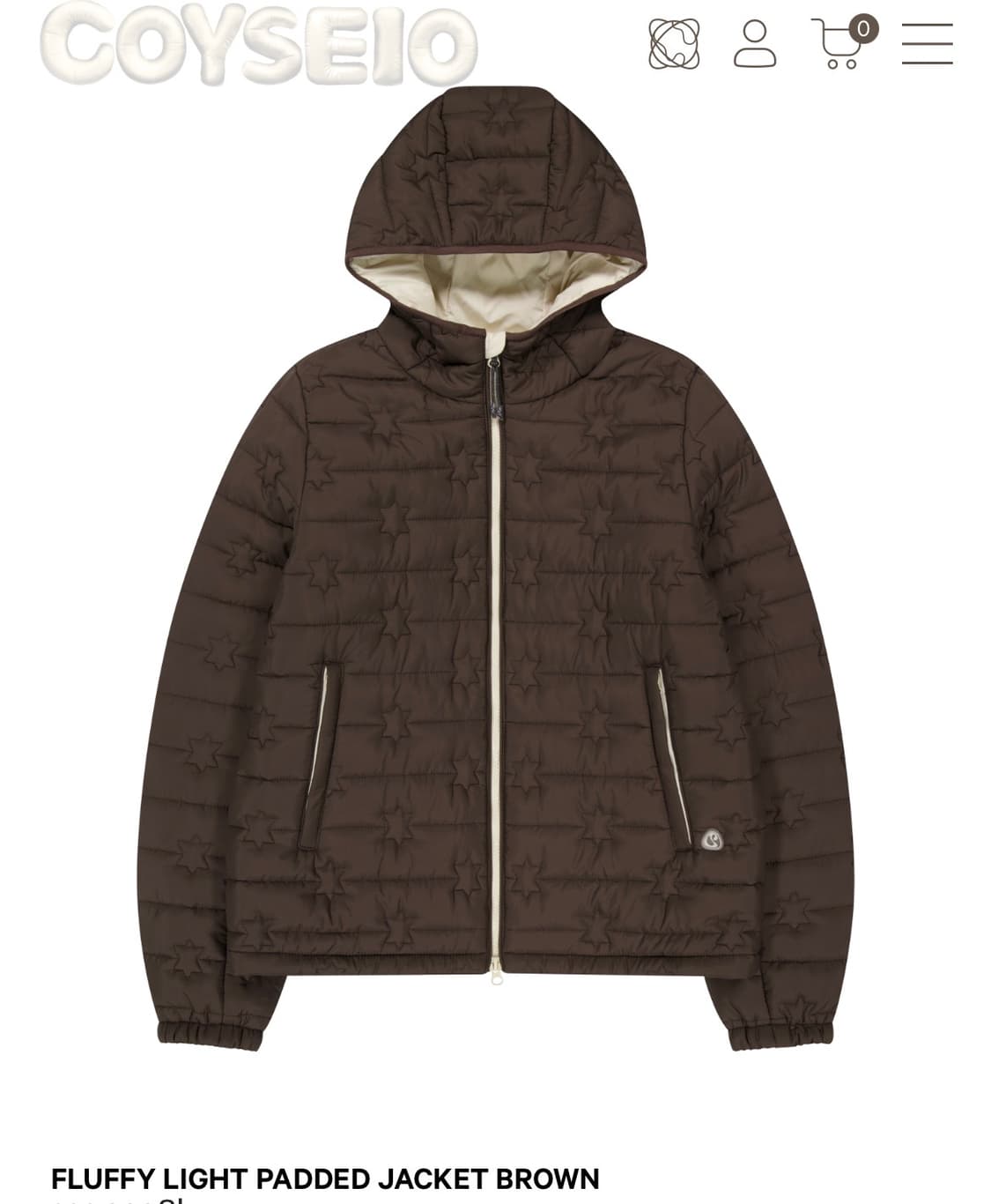 FLUFFY LIGHT PADDED JACKET  플러피 패딩 상품이미지1