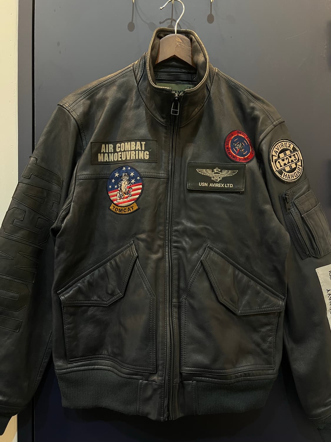 아비렉스 탑건 레더 자켓 상품이미지1