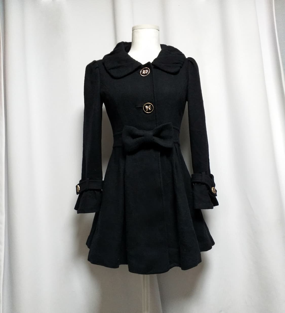 빈티지 리본 플레어코트원피스 y2k자켓 공겜여주 긱시크 스나계 히메갸루 상품이미지1