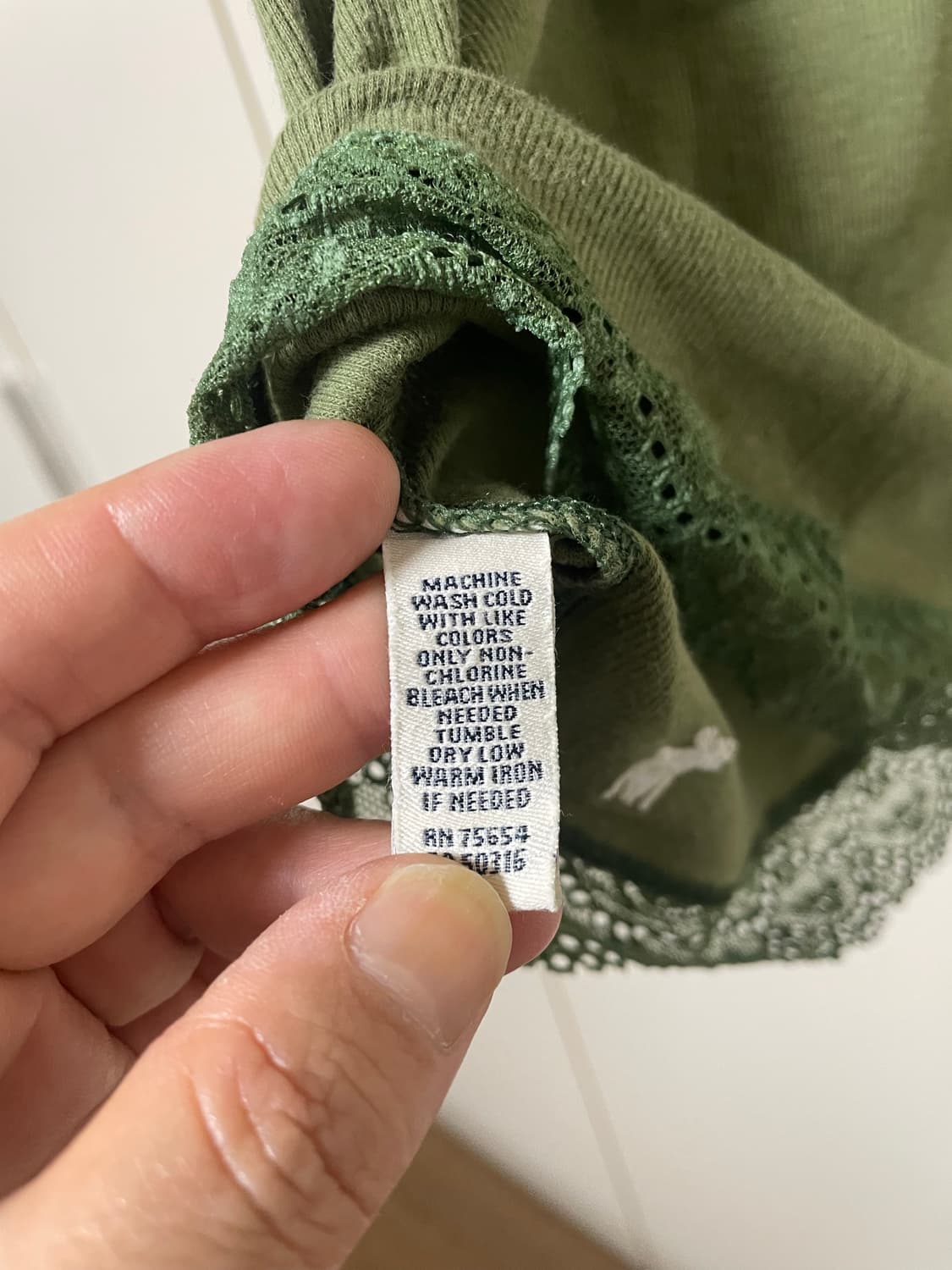Abercrombie 올리브 레이스 슬리브리스 S 상품이미지5
