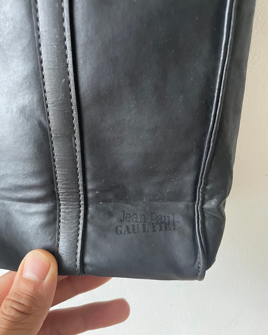 장폴고티에 레더 토트백 상품이미지3