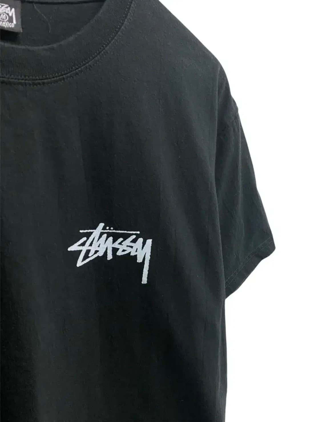 스투시 Stussy 라운드 블랙티 M 상품이미지4