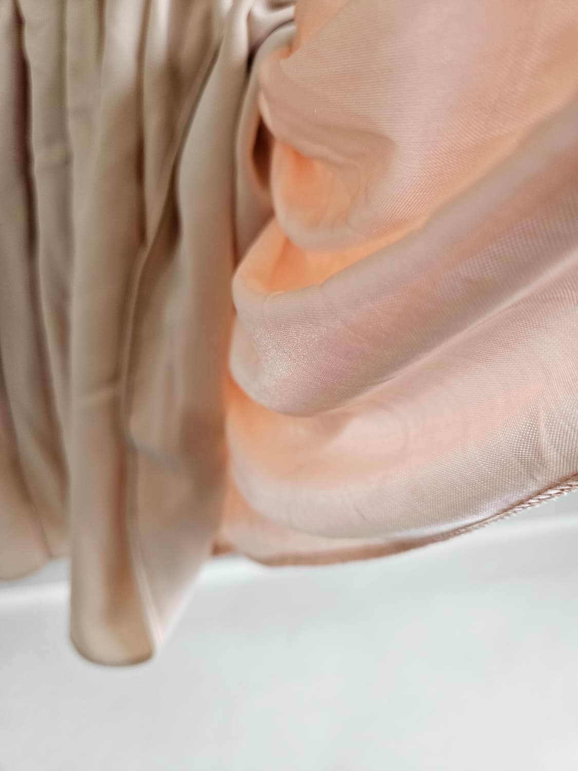 레이스 V넥 피치베이지 원피스 상품이미지7