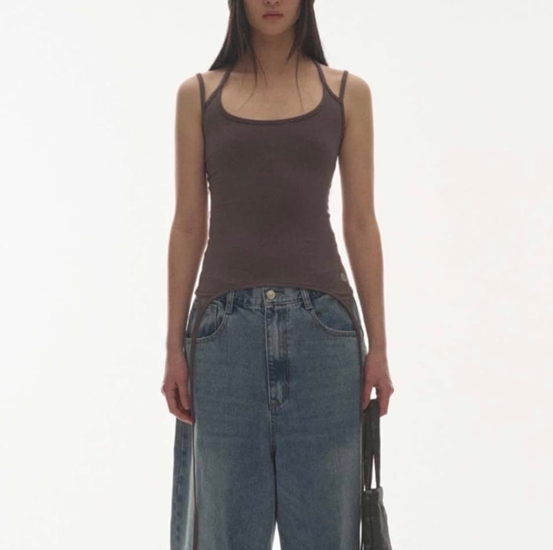 코이세이오 홀터 나시 차콜 상품이미지2