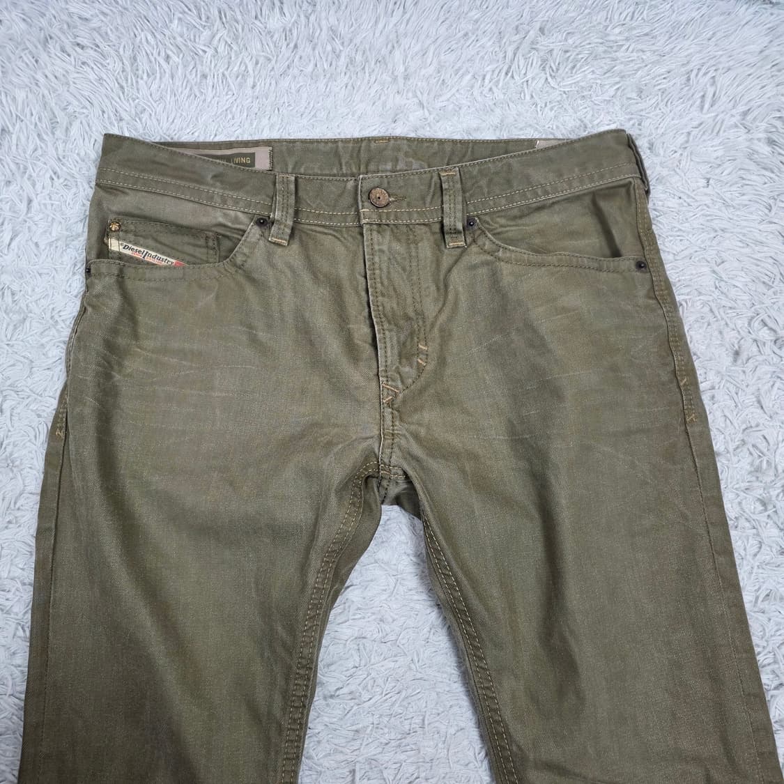 디젤 정품 THAVAR 슬림 스키니핏 올리브그린 33 상품이미지1