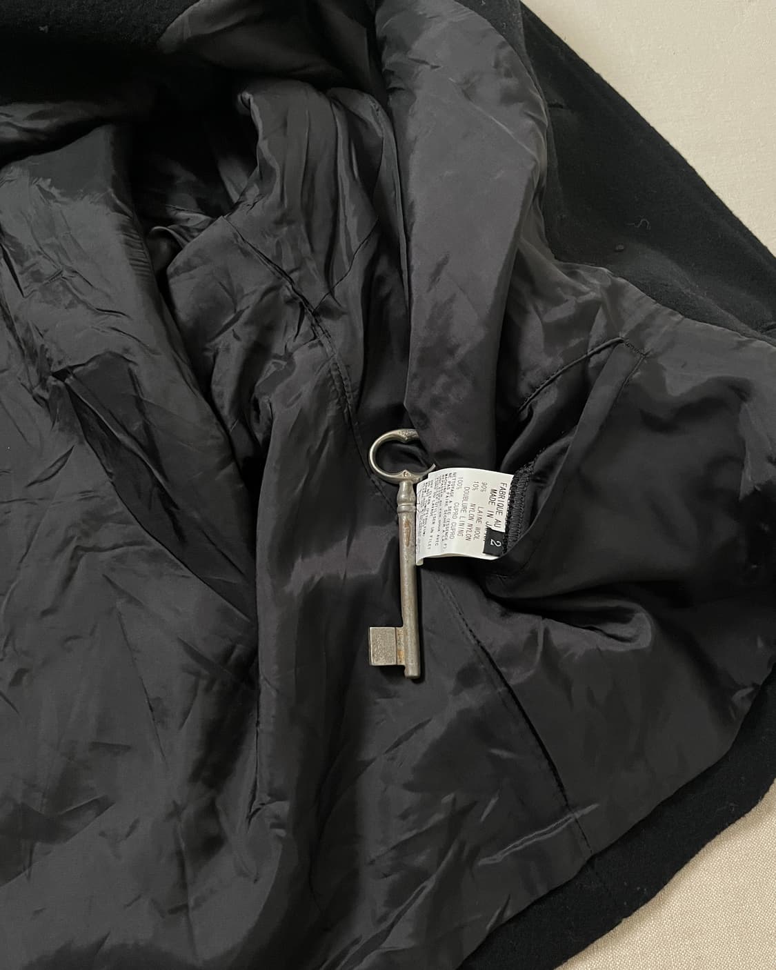 요지야마모토 돌먼슬리브 숏코트 yohji yamamoto Y’s 상품이미지6