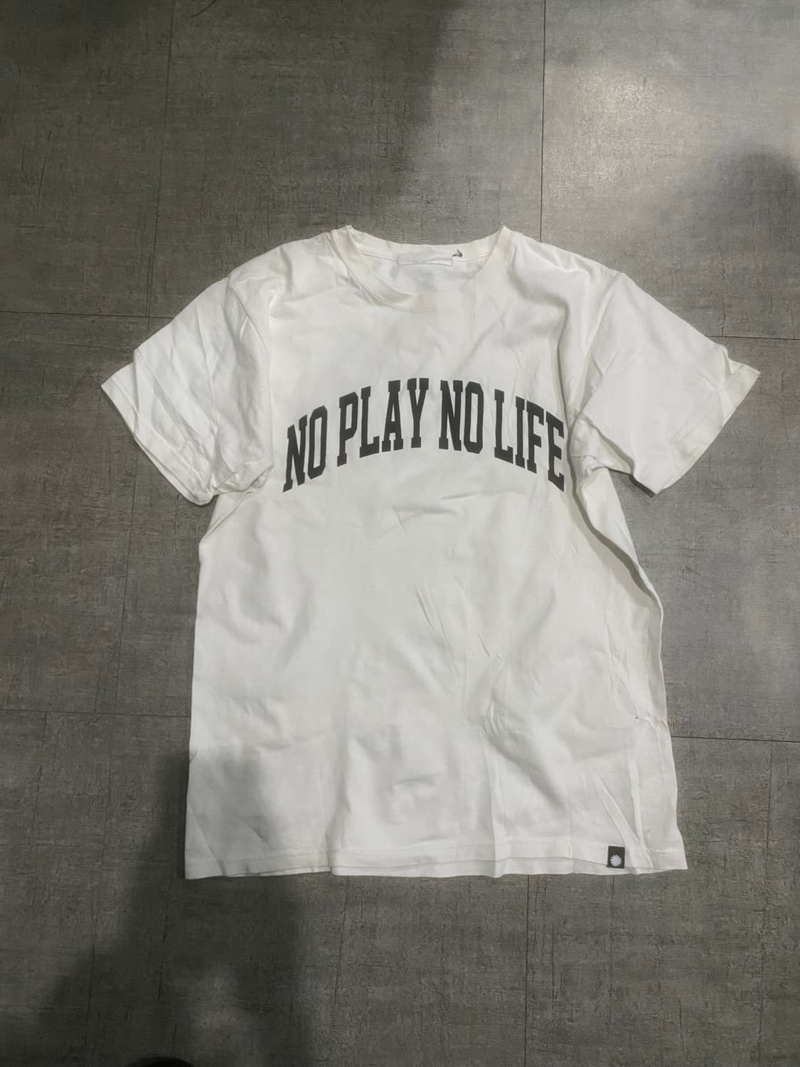 일본빈티지 Nolife 올드스쿨아메카지 아치로고 반팔티셔츠 상품이미지1