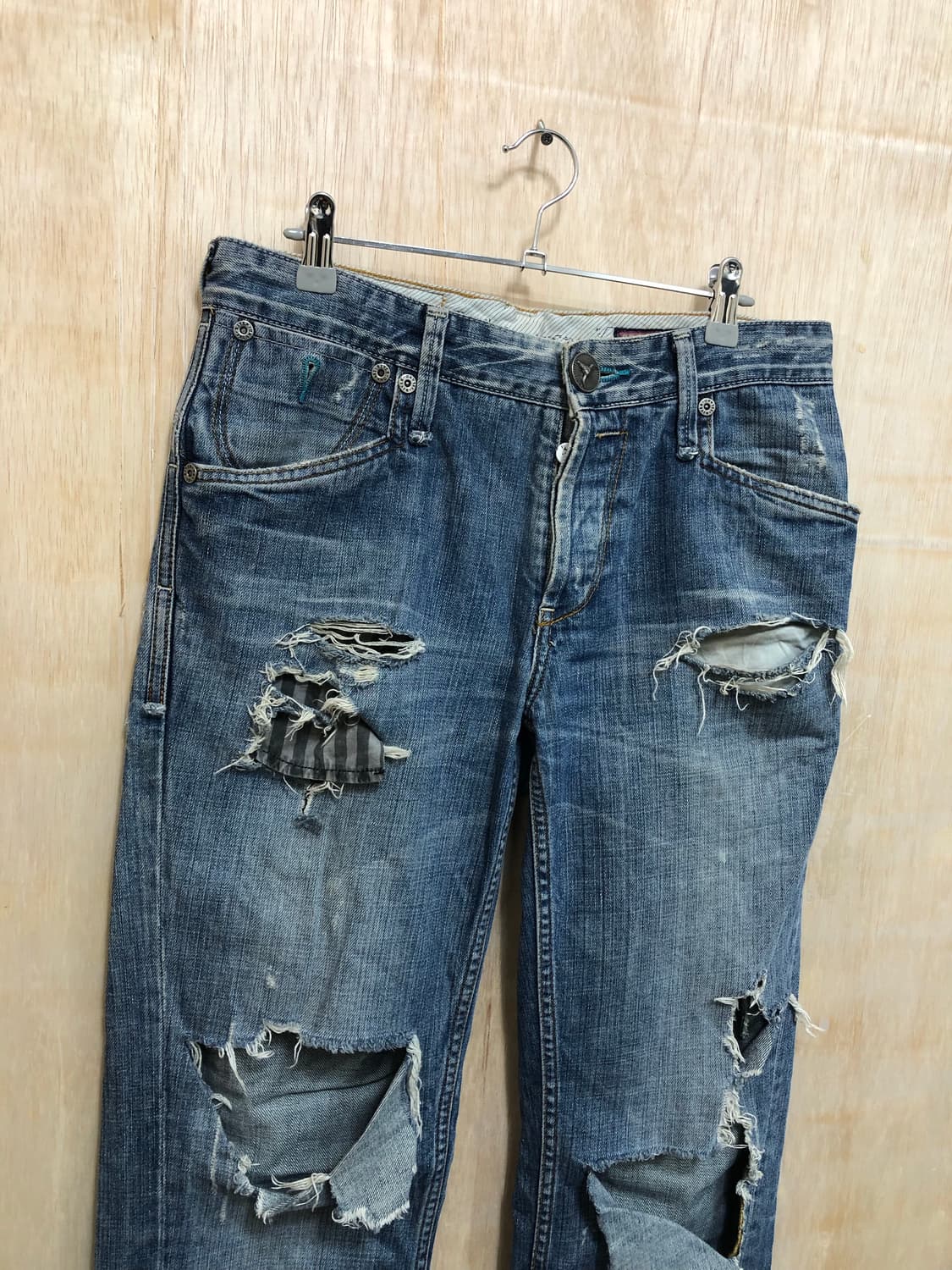 [직수입] 빈티지 데님 트라우저 상품이미지5