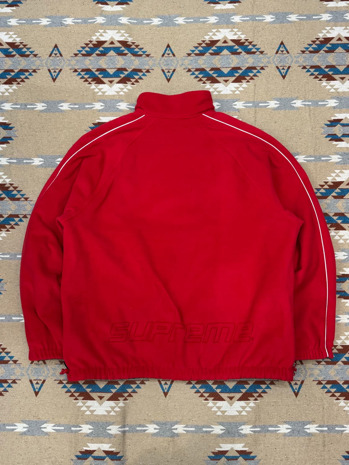 [XL] 슈프림 폴라텍 리버시블 트랙 재킷 레드 - 25FW 상품이미지6