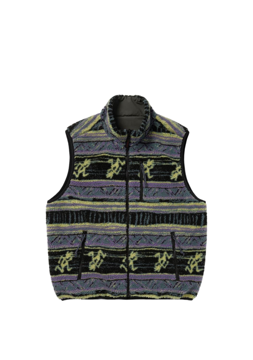 디스이즈네버댓 x 그라미치 리버시블 플리스 베스트 멀티 상품이미지1