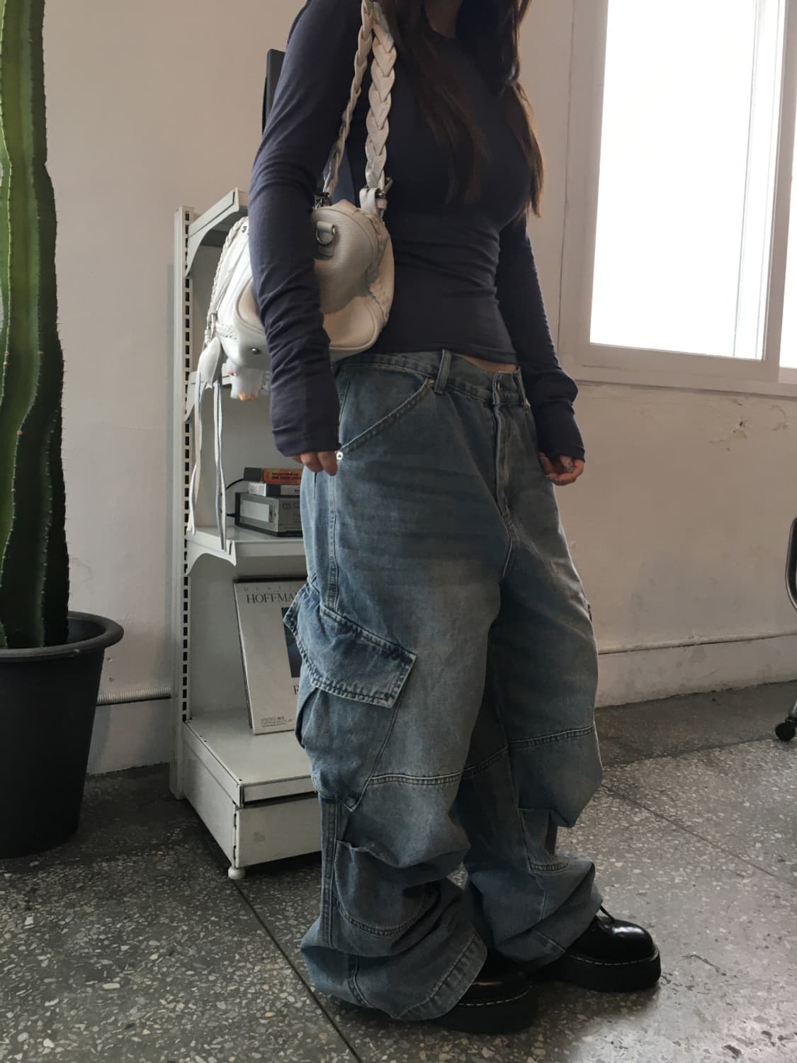 아워캐비넷 chance cargo denim pants (새상품)(M) 상품이미지4