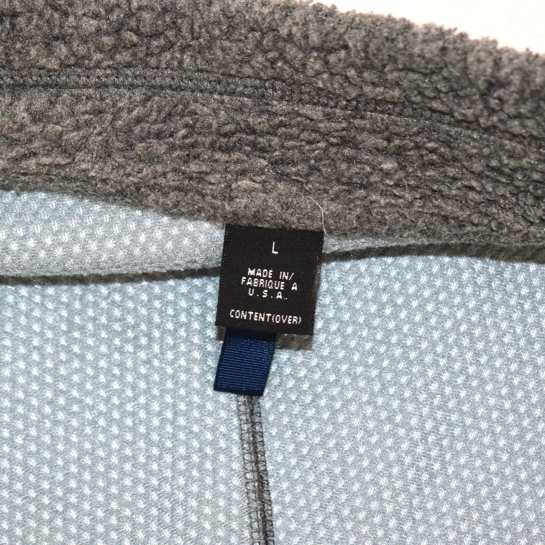 00s 파타고니아 레트로-X 그레이/블루 USA 상품이미지4