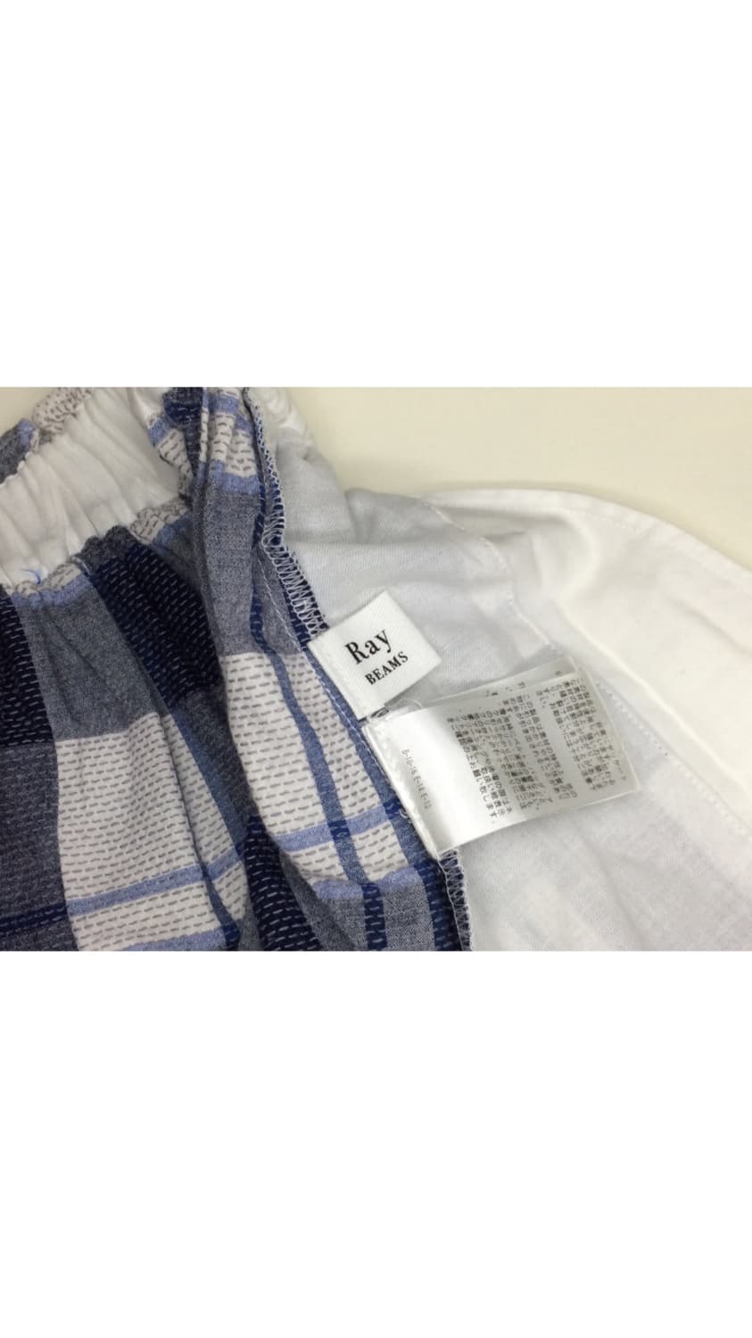 Ray beams 레이빔즈 네이비 체크 스커트 상품이미지6