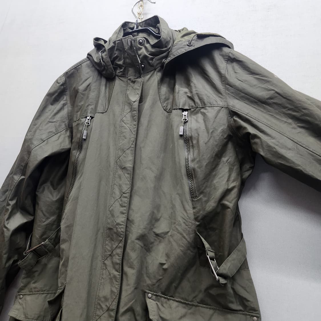 콜롬비아 카키 후드 야상점퍼 XL(L) 상품이미지3