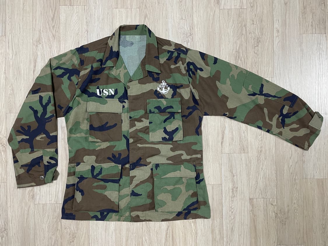 100~105) 80s 미군 앵커자수 우드랜드 BDU(민트급)RRL&폴로 상품이미지2
