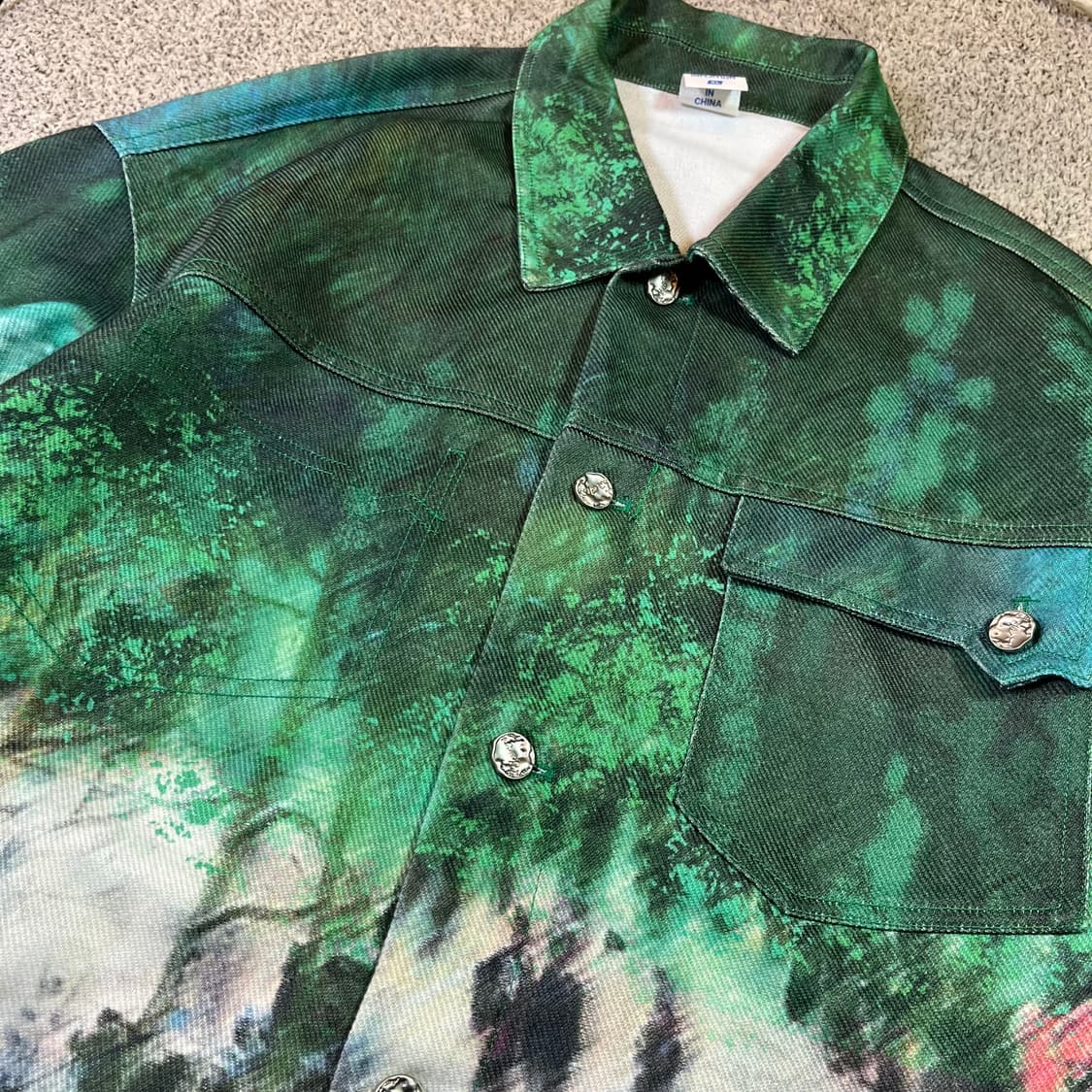 인플레이션 프린팅 트러커 자켓 상품이미지2