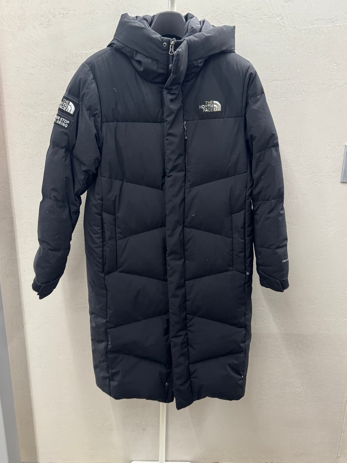 노스페이스 블랙 롱패딩 여성 90 상품이미지2