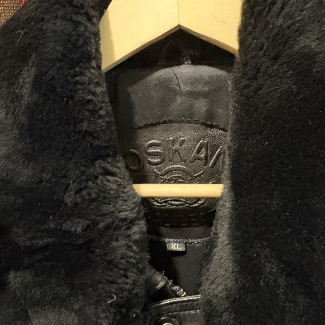 TOSKANA 빈티지 양가죽 롱 코트 레더자켓 상품이미지5