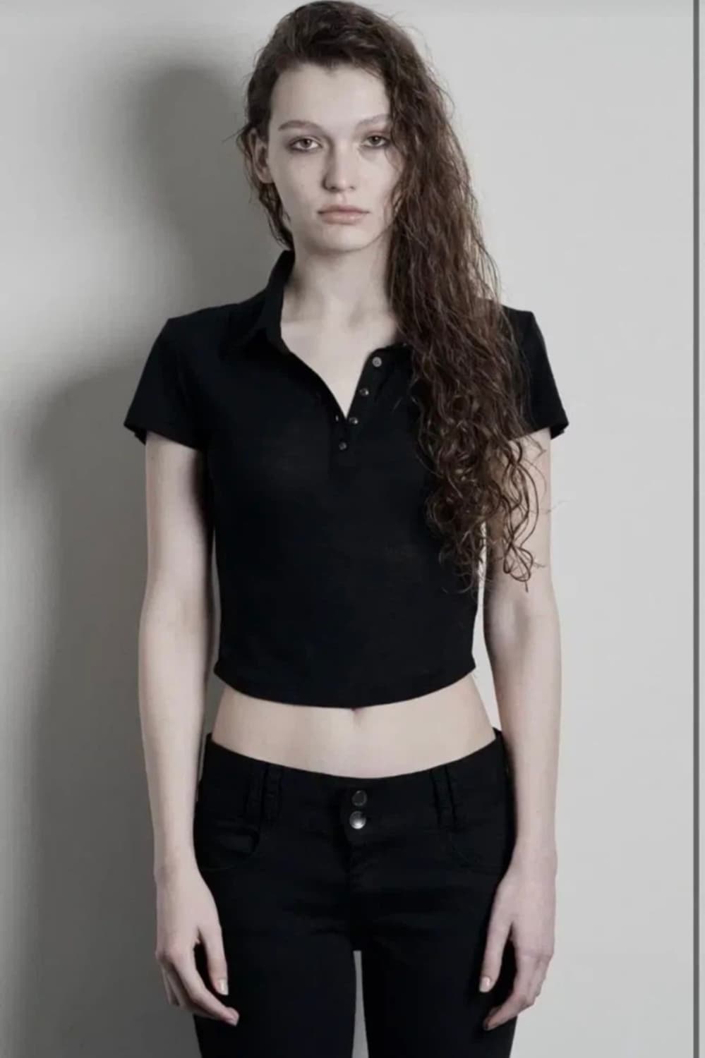 새상품)) 보헤미안서울 베이직 하프 카라 셔츠 상품이미지1