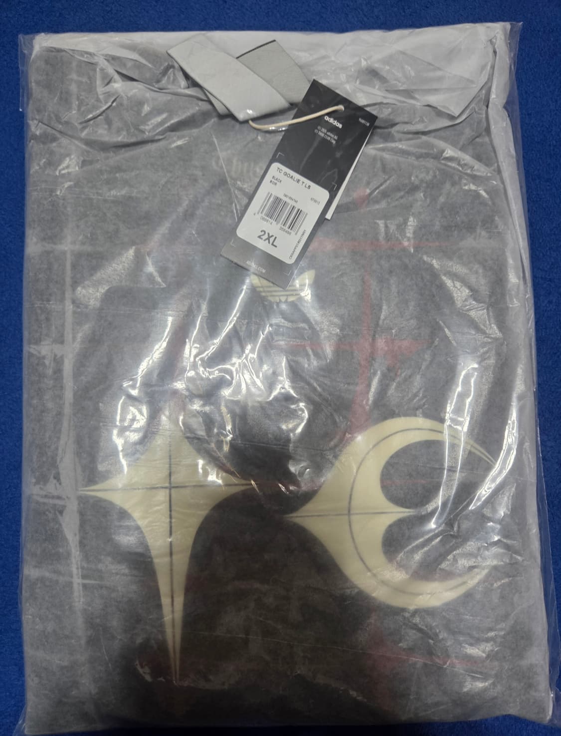 [아디다스 X 떠그클럽]골리 티셔츠 블랙 2XL 미개봉 상품이미지2