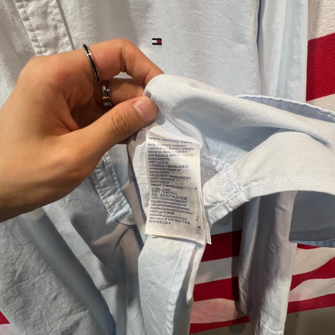 (3XL)타미힐피거 긴팔 셔츠 상품이미지4