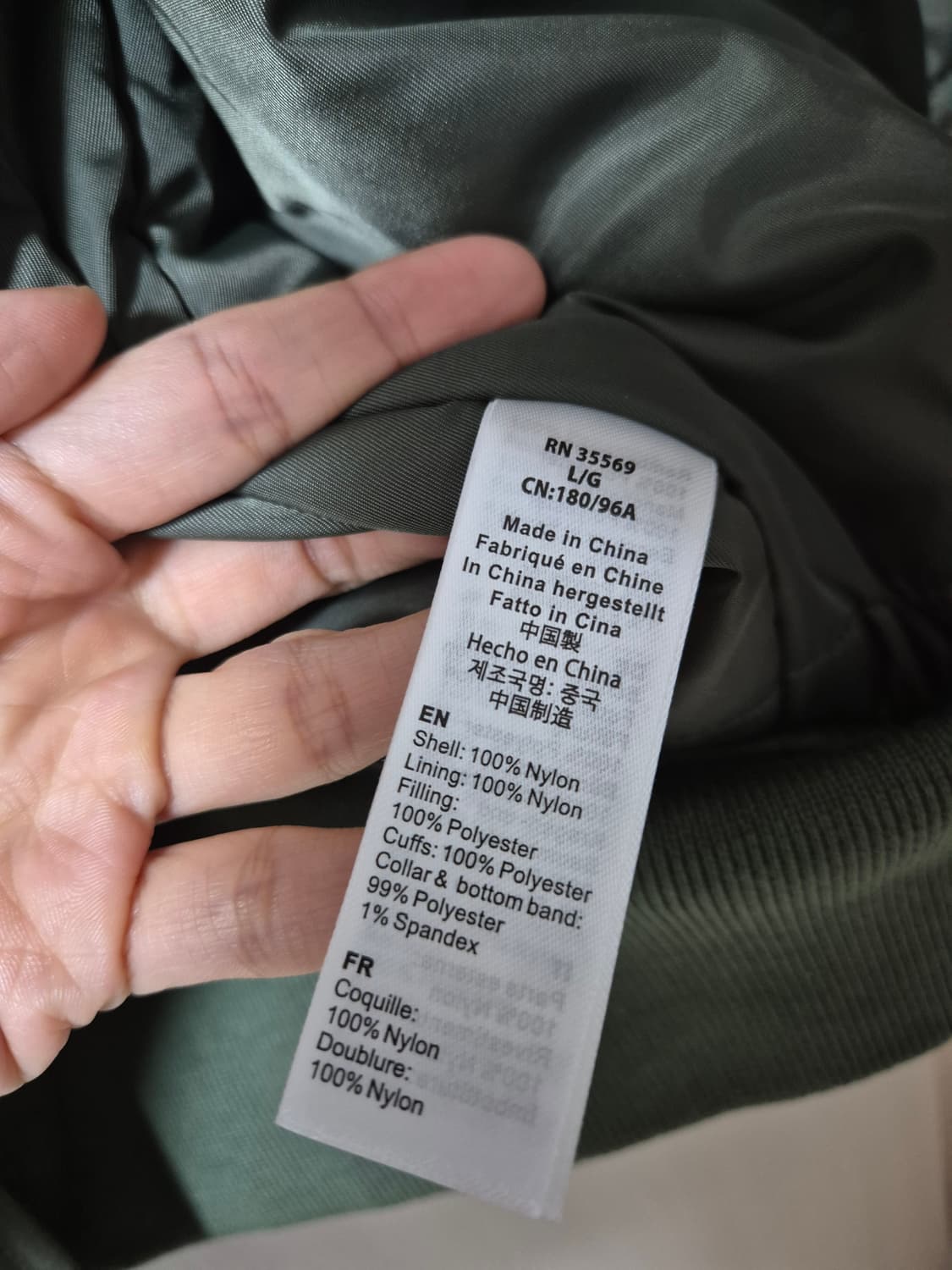 알파 인더스트리 MA-1 봄버 모드 플라이트 자켓 마원 파일럿 항공점퍼 상품이미지8