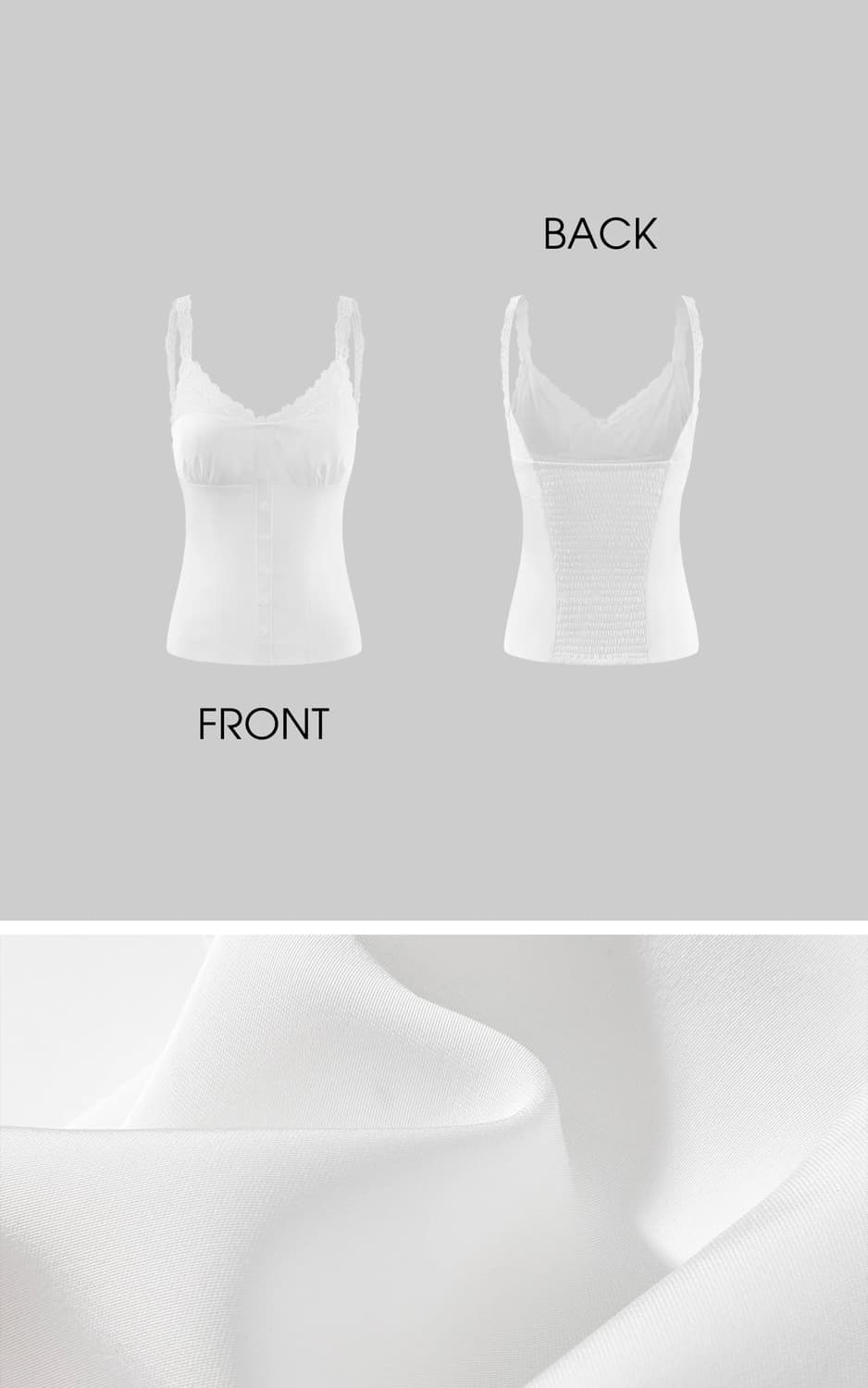  Lace-Trim Top & Ruffle Mini Skirt Set  상품이미지4