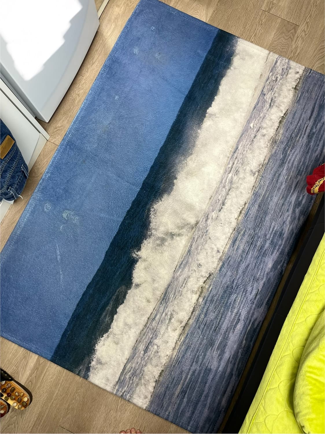 슬립타이트오브젝트 파도 극세사 러그 100*150 상품이미지1