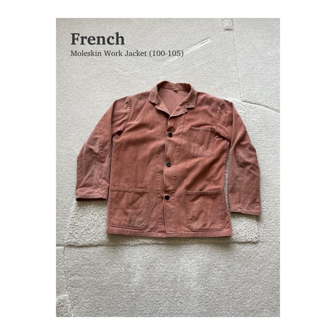 프렌치 몰스킨 프렌치 워크 자켓 (103-105) 상품이미지1