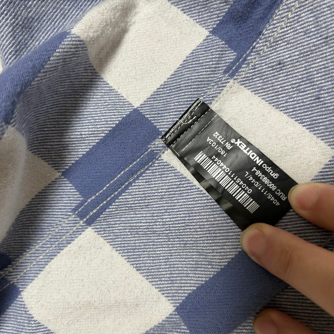 [L] 아론리바인 x ZARA 플란넬 체크셔츠 상품이미지4