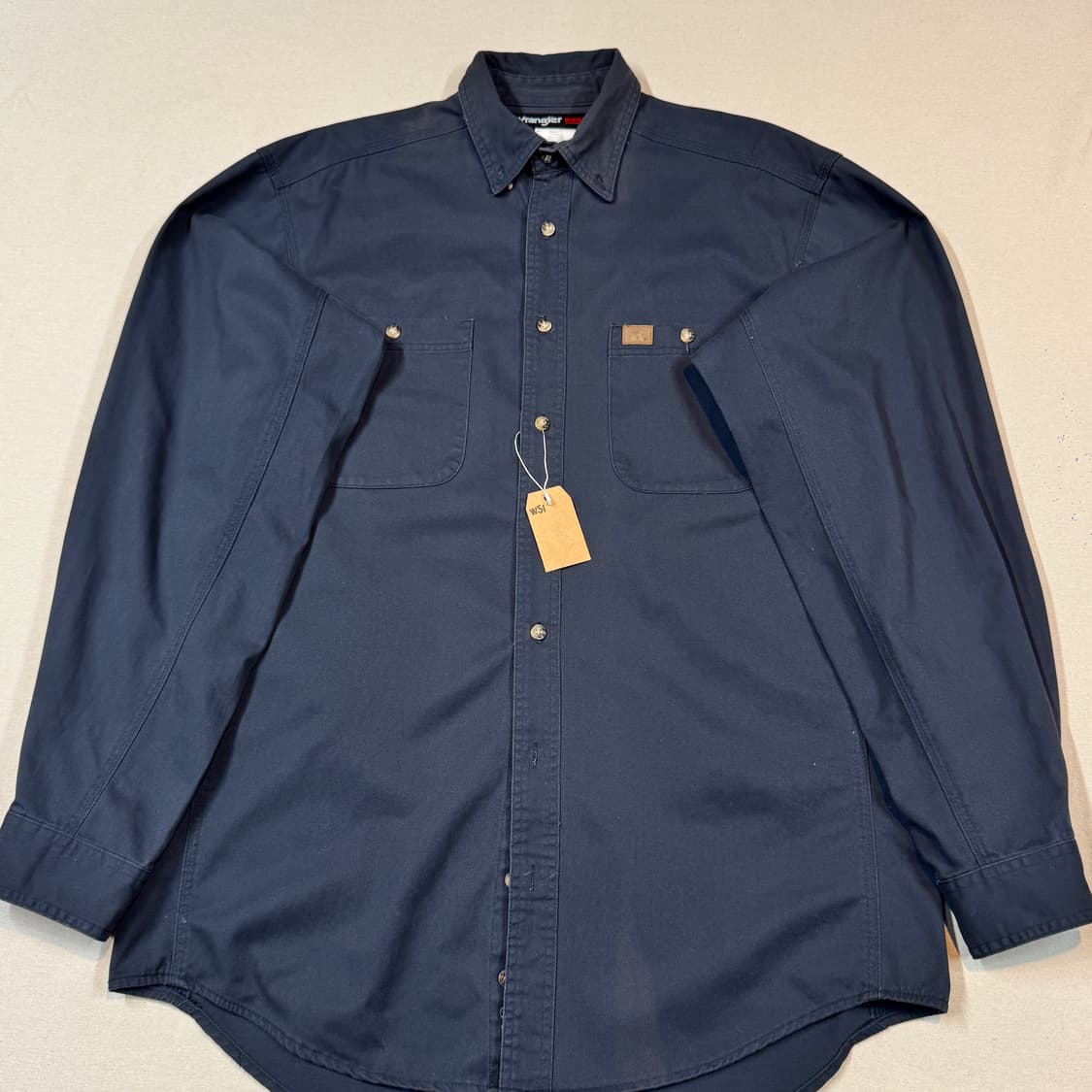 L) Wrangler 랭글러 투포켓 워크웨어 코튼 셔츠 W51 상품이미지2